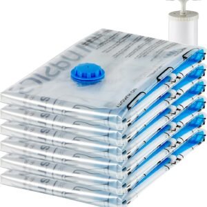 Vacuum compression space-saving storage bag for clothes packing